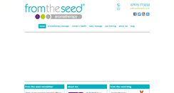 Desktop Screenshot of fromtheseed.co.uk